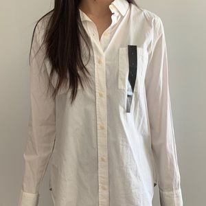 Banana Republic White Button Down